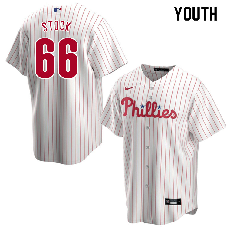 Nike Youth #66 Robert Stock Philadelphia Phillies Baseball Jerseys Sale-White